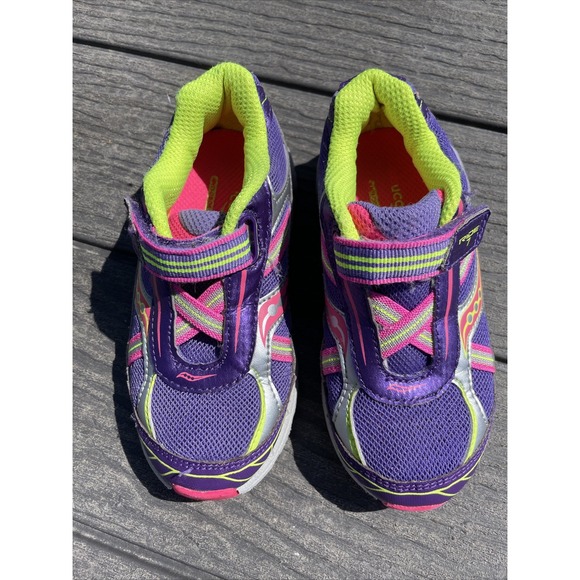 Saucony Sneaker Girls' Baby Ride Shoe (Toddler/Little Kid) * size 9.5 - Picture 4 of 9